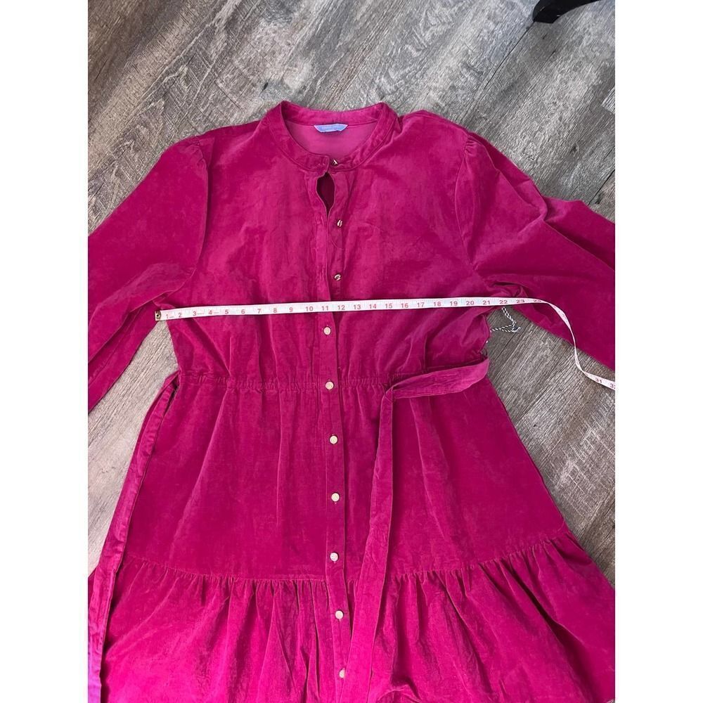 DRAPER JAMES RSVP Long Sleeve Corduroy Dress - Picture 5 of 6